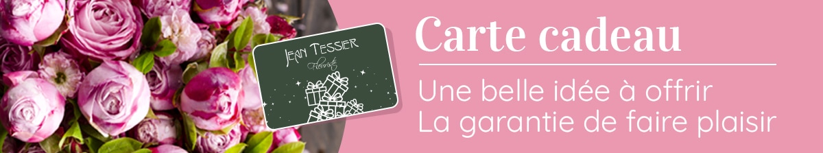 Carte cadeau Jean Tessier fleuriste